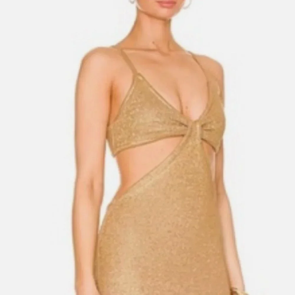 Cult Gaia Serita Dress - Gold - Size S - Picture 3 of 12
